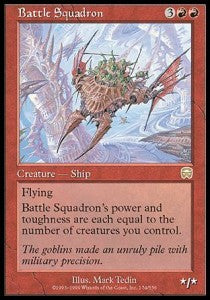 Battle Squadron⁣ - Mercadian Masques⁣ (Rare)⁣ [174]