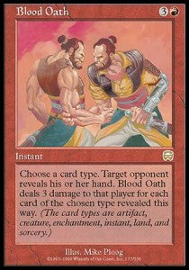 Blood Oath⁣ - Mercadian Masques⁣ (Rare)⁣ [177]