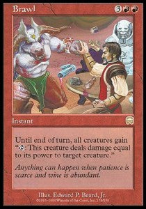 Brawl⁣ - Mercadian Masques⁣ (Rare)⁣ [178]