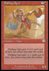 Flailing Ogre⁣ - Mercadian Masques⁣ (Uncommon)⁣ [188]