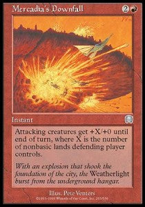 Mercadia's Downfall⁣ - Mercadian Masques⁣ (Uncommon)⁣ [205]