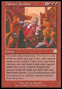 Thieves' Auction⁣ - Mercadian Masques⁣ (Rare)⁣ [218]