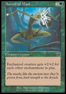 Ancestral Mask⁣ - Mercadian Masques⁣ (Common)⁣ [229]