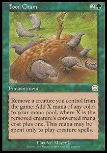 Food Chain⁣ - Mercadian Masques⁣ (Rare)⁣ [246]