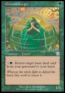 Groundskeeper⁣ - Mercadian Masques⁣ (Uncommon)⁣ [250]