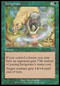 Invigorate⁣ - Mercadian Masques⁣ (Common)⁣ [254]
