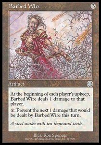 Barbed Wire⁣ - Mercadian Masques⁣ (Uncommon)⁣ [287]