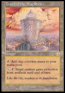 Tower of the Magistrate⁣ - Mercadian Masques⁣ (Rare)⁣ [330]