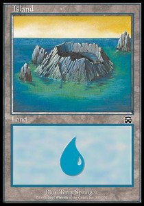 Island (V.1)⁣ - Mercadian Masques⁣ (Land)⁣ [335]
