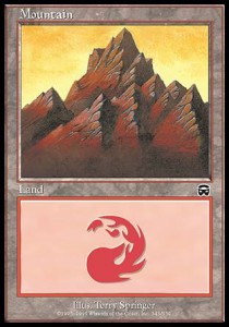 Mountain (V.1)⁣ - Mercadian Masques⁣ (Land)⁣ [343]