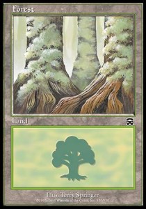 Forest (V.4)⁣ - Mercadian Masques⁣ (Land)⁣ [350]