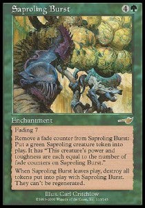 Saproling Burst⁣ - Nemesis⁣ (Rare)⁣ [113]