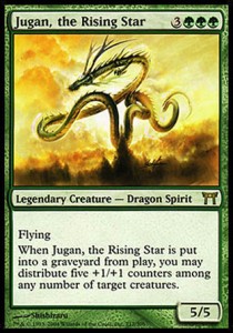 Jugan, the Rising Star⁣ - Champions of Kamigawa⁣ (Rare)⁣ [217]