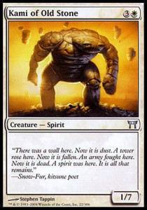 Kami of Old Stone - Champions of Kamigawa (Uncommon) [CHK-22]