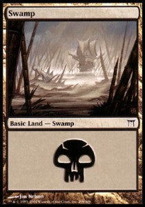 Swamp (V.4)⁣ - Champions of Kamigawa⁣ (Land)⁣ [298]