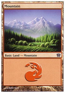 Mountain (V.1)⁣ - Ninth Edition⁣ (Land)⁣ [343]