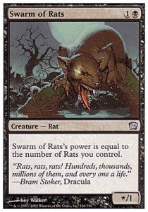 Swarm of Rats⁣ - Ninth Edition⁣ (Uncommon)⁣ [166]