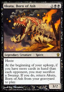 Akuta, Born of Ash⁣ - Saviors of Kamigawa⁣ (Rare)⁣ [61]