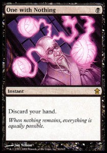 One with Nothing⁣ - Saviors of Kamigawa⁣ (Rare)⁣ [84]