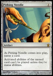Pithing Needle⁣ - Saviors of Kamigawa⁣ (Rare)⁣ [158]
