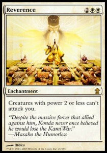 Reverence⁣ - Saviors of Kamigawa⁣ (Rare)⁣ [26]
