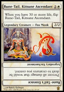 Rune-Tail, Kitsune Ascendant⁣ - Saviors of Kamigawa⁣ (Rare)⁣ [27]