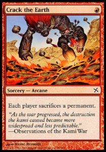 Crack the Earth⁣ - Betrayers of Kamigawa⁣ (Common)⁣ [98]