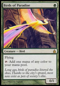 Birds of Paradise⁣ - Ravnica: City of Guilds⁣ (Rare)⁣ [153]