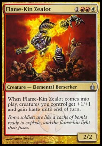 Flame-Kin Zealot⁣ - Ravnica: City of Guilds⁣ (Uncommon)⁣ [206]