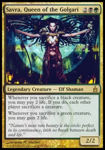 Savra, Queen of the Golgari⁣ - Ravnica: City of Guilds⁣ (Rare)⁣ [225]