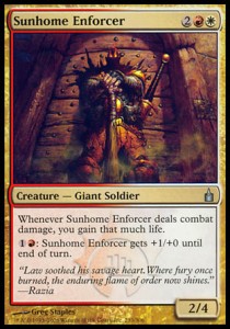 Sunhome Enforcer⁣ - Ravnica: City of Guilds⁣ (Uncommon)⁣ [233]