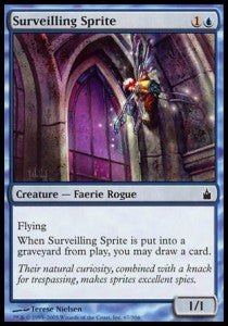 Surveilling Sprite⁣ - Ravnica: City of Guilds⁣ (Common)⁣ [67]