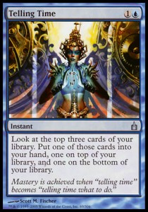 Telling Time⁣ - Ravnica: City of Guilds⁣ (Uncommon)⁣ [69]