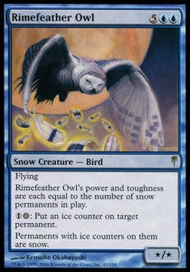 Rimefeather Owl⁣ - Coldsnap⁣ (Rare)⁣ [42]