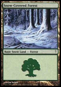 Snow-Covered Forest⁣ - Coldsnap⁣ (Land)⁣ [155]