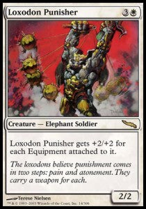 Loxodon Punisher⁣ - Mirrodin⁣ (Rare)⁣ [14]