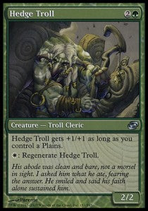 Hedge Troll⁣ - Planar Chaos⁣ (Uncommon)⁣ [151]