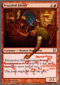 Frazzled Editor - Unhinged (Common) [UNH-77]