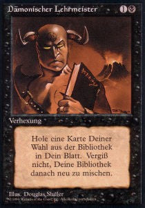 Demonic Tutor⁣ - Foreign Black Bordered⁣ (Uncommon)⁣ [13]