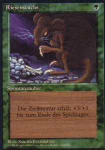 Giant Growth⁣ - Foreign Black Bordered⁣ (Common)⁣ [106]