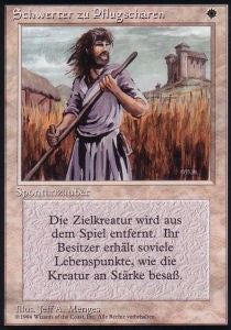 Swords to Plowshares⁣ - Foreign Black Bordered⁣ (Uncommon)⁣ [225]