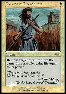 Swords to Plowshares⁣ - Friday Night Magic Promos⁣ (Rare)