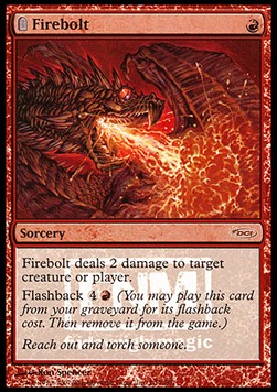 Firebolt⁣ - Friday Night Magic Promos⁣ (Rare)