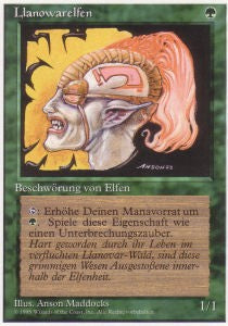 Llanowar Elves⁣ - Foreign White Bordered⁣ (Common)