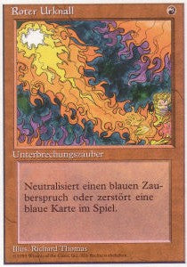 Red Elemental Blast⁣ - Foreign White Bordered⁣ (Common)