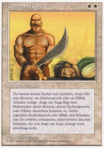 Eye for an Eye⁣ - Foreign White Bordered⁣ (Rare)