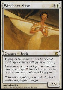 Windborn Muse⁣ - Tenth Edition⁣ (Rare)⁣ [60]
