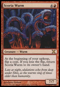 Scoria Wurm⁣ - Tenth Edition⁣ (Rare)⁣ [227]