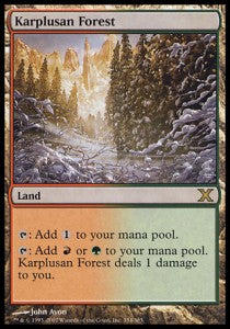 Karplusan Forest⁣ - Tenth Edition⁣ (Rare)⁣ [354]