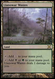 Llanowar Wastes⁣ - Tenth Edition⁣ (Rare)⁣ [355]